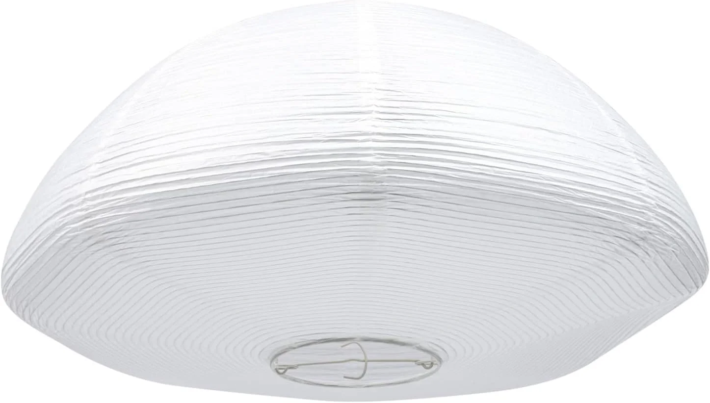 آویزهای کاغذی فانوسی OSALADI، آباژور آویز کاغذی سفید، سبک ساده، بادوام، نصب آسان، پوشش چراغ سقفی منزل، شکل گرد، قاب فلزی