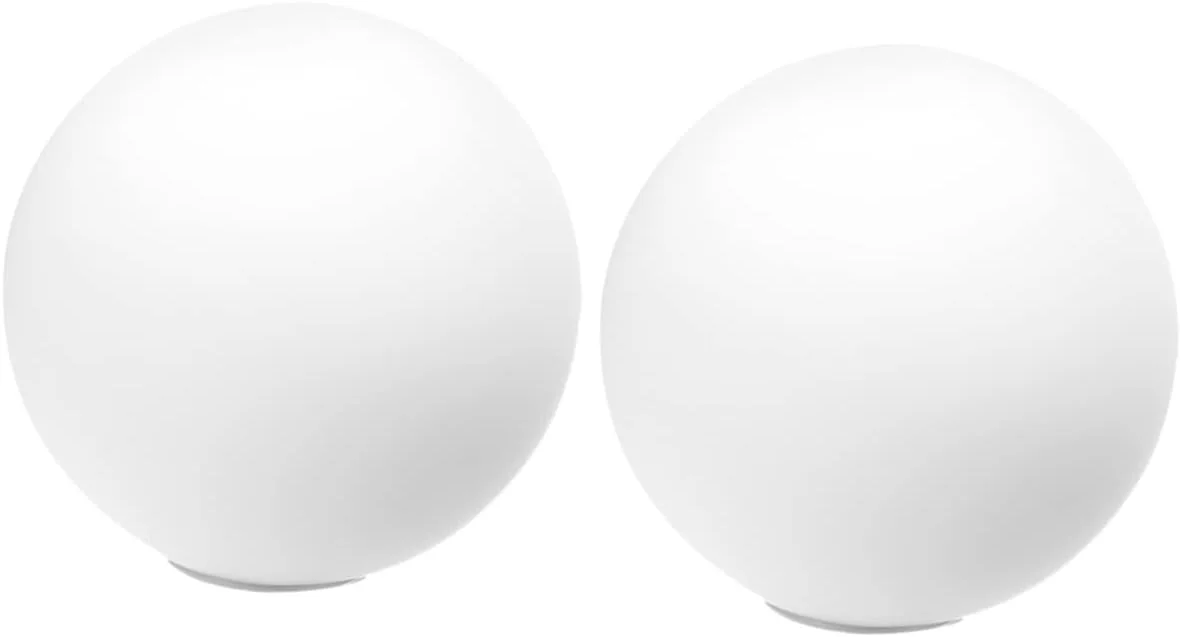 OSALADI آباژور سقفی 2 عدد، آباژور کروی سفید شیری، لامپ G9، لوستر گرد شیشه ای اکریلیک