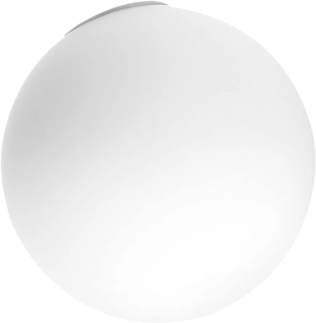 OSALADI آباژور سقفی 2 عدد، آباژور کروی سفید شیری، لامپ G9، لوستر گرد شیشه ای اکریلیک