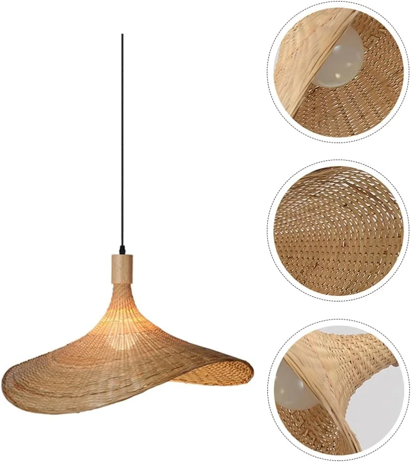 چراغ آویز فانوسی بامبو OSALADI، چراغ آویز سقفی سبد حصیری چینی رترو، آباژور حصیری گنبدی، لوستر حصیری آویز برای اتاق نشیمن اتاق خواب چراغ آویز فانوسی بامبو OSALADI، چراغ آویز سقفی سبد حصیری چینی رترو، آباژور حصیری گنبدی، لوستر حصیری آویز برای اتاق نشیمن اتاق خواب