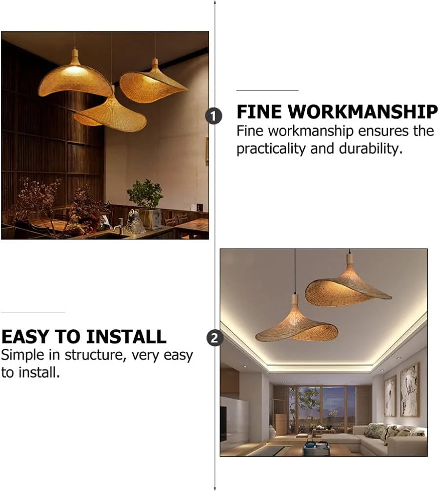 چراغ آویز فانوسی بامبو OSALADI، چراغ آویز سقفی سبد حصیری چینی رترو، آباژور حصیری گنبدی، لوستر حصیری آویز برای اتاق نشیمن اتاق خواب چراغ آویز فانوسی بامبو OSALADI، چراغ آویز سقفی سبد حصیری چینی رترو، آباژور حصیری گنبدی، لوستر حصیری آویز برای اتاق نشیمن اتاق خواب