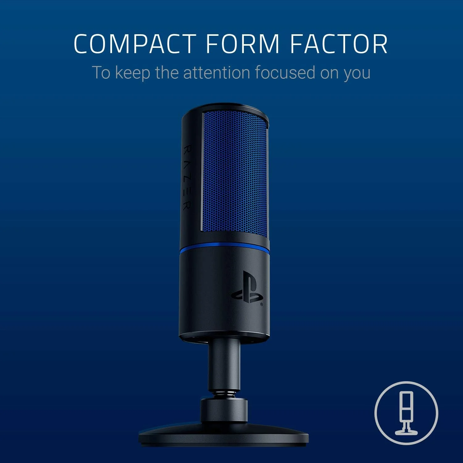 میکروفون استریمینگ USB ریزر Seiren X: درجه حرفه ای، دارای پایه ضد لرزش داخلی، الگوی برداشت Supercardioid، آلومینیوم آنودایز شده، برای PS4، مشکی کلاسیک میکروفون استریمینگ USB ریزر Seiren X: درجه حرفه ای، دارای پایه ضد لرزش داخلی، الگوی برداشت Supercardioid، آلومینیوم آنودایز شده، برای PS4، مشکی کلاسیک