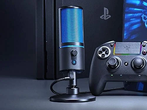 میکروفون استریمینگ USB ریزر Seiren X: درجه حرفه ای، دارای پایه ضد لرزش داخلی، الگوی برداشت Supercardioid، آلومینیوم آنودایز شده، برای PS4، مشکی کلاسیک میکروفون استریمینگ USB ریزر Seiren X: درجه حرفه ای، دارای پایه ضد لرزش داخلی، الگوی برداشت Supercardioid، آلومینیوم آنودایز شده، برای PS4، مشکی کلاسیک