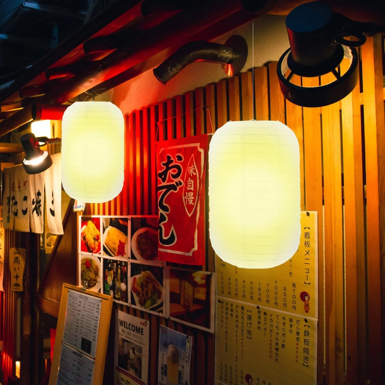 OSALADI بسته 4 عددی فانوس هندوانه زمستانی فانوس کاغذی برای فانوس یادبود فضای باز برای آویزان کردن ابریشم سوشی PVC آباژور جشنواره فانوس کاغذی لوستر آویزان ژاپن سفید OSALADI بسته 4 عددی فانوس هندوانه زمستانی فانوس کاغذی برای فانوس یادبود فضای باز برای آویزان کردن ابریشم سوشی PVC آباژور جشنواره فانوس کاغذی لوستر آویزان ژاپن سفید