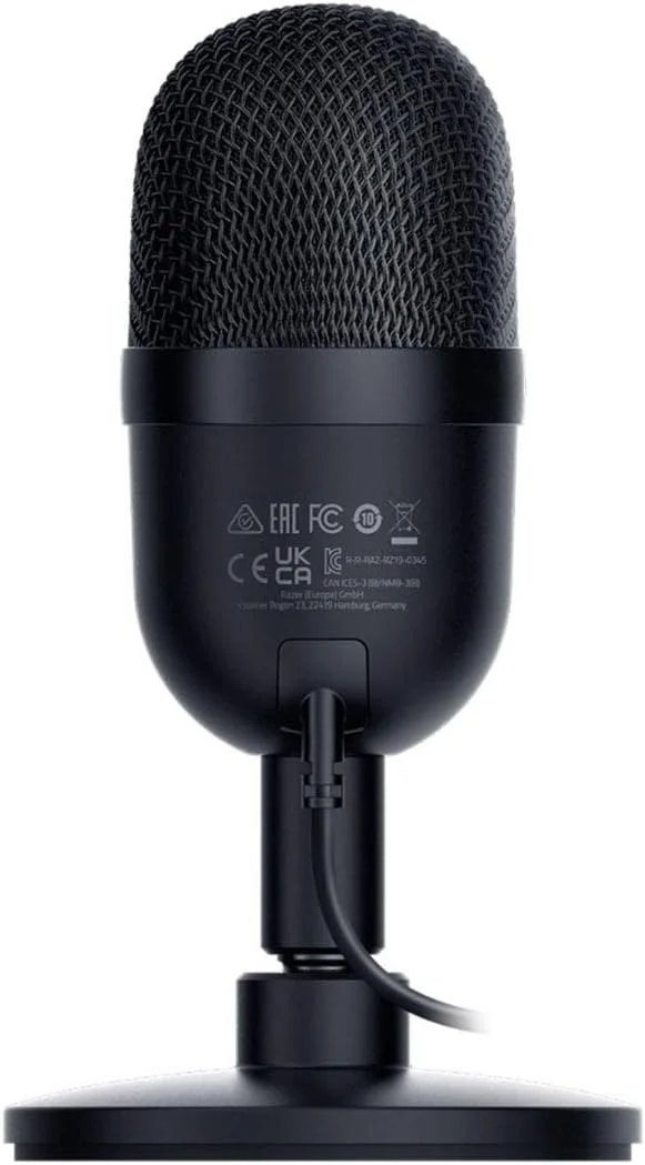 میکروفون استریمینگ USB ریزر Seiren Mini: الگوی پیکاپ Supercardioid دقیق - کیفیت ضبط حرفه ای - ساخت فوق العاده جمع و جور - پایه شیب دار سنگین - مقاوم در برابر ضربه - مشکی کلاسیک میکروفون استریمینگ USB ریزر Seiren Mini: الگوی پیکاپ Supercardioid دقیق - کیفیت ضبط حرفه ای - ساخت فوق العاده جمع و جور - پایه شیب دار سنگین - مقاوم در برابر ضربه - مشکی کلاسیک