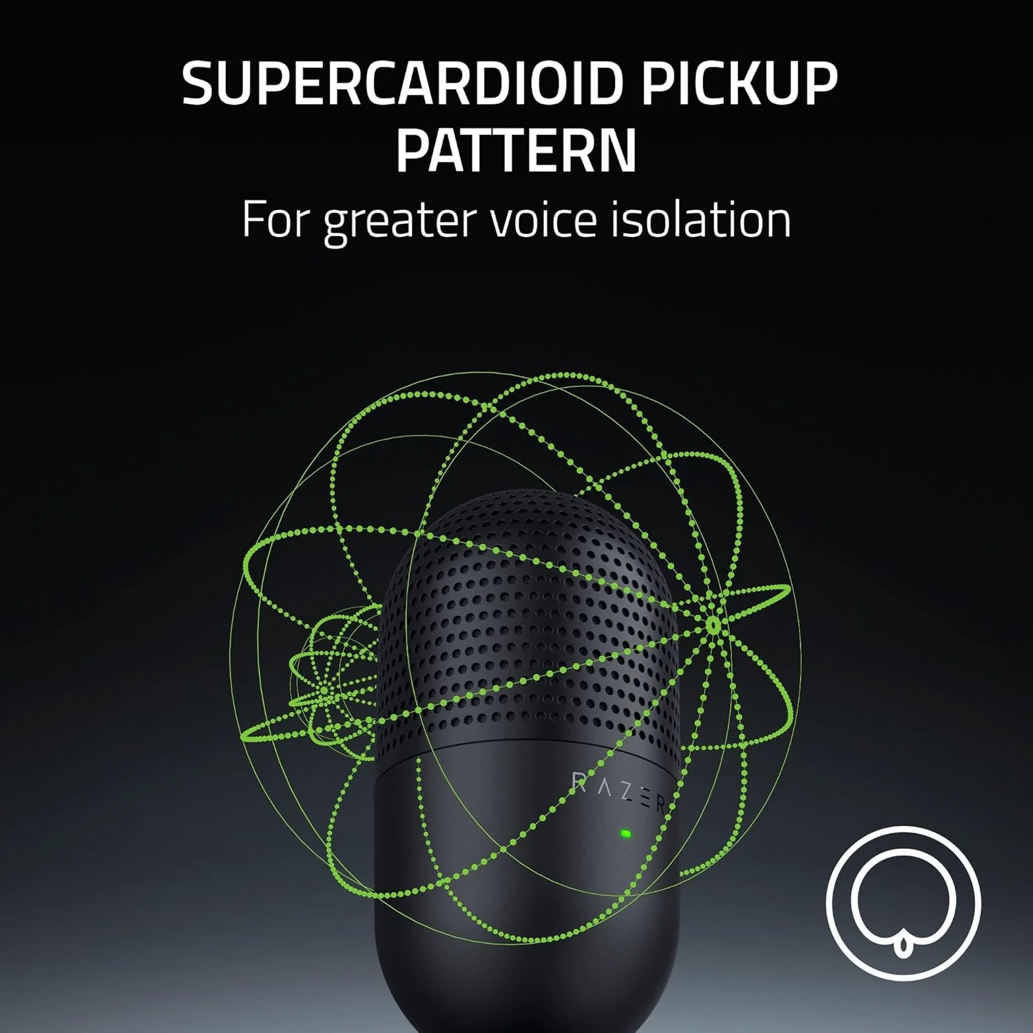 میکروفون USB ریزر Seiren V3 Mini: میکروفون کندانسور - الگوی برداشت Supercardioid - حسگر بیصدا کردن با یک ضربه به همراه نشانگر LED - ضربهگیر - فوقالعاده جمع و جور - PC، Discord، OBS Studio، XSplit - مشکی میکروفون USB ریزر Seiren V3 Mini: میکروفون کندانسور - الگوی برداشت Supercardioid - حسگر بیصدا کردن با یک ضربه به همراه نشانگر LED - ضربهگیر - فوقالعاده جمع و جور - PC، Discord، OBS Studio، XSplit - مشکی