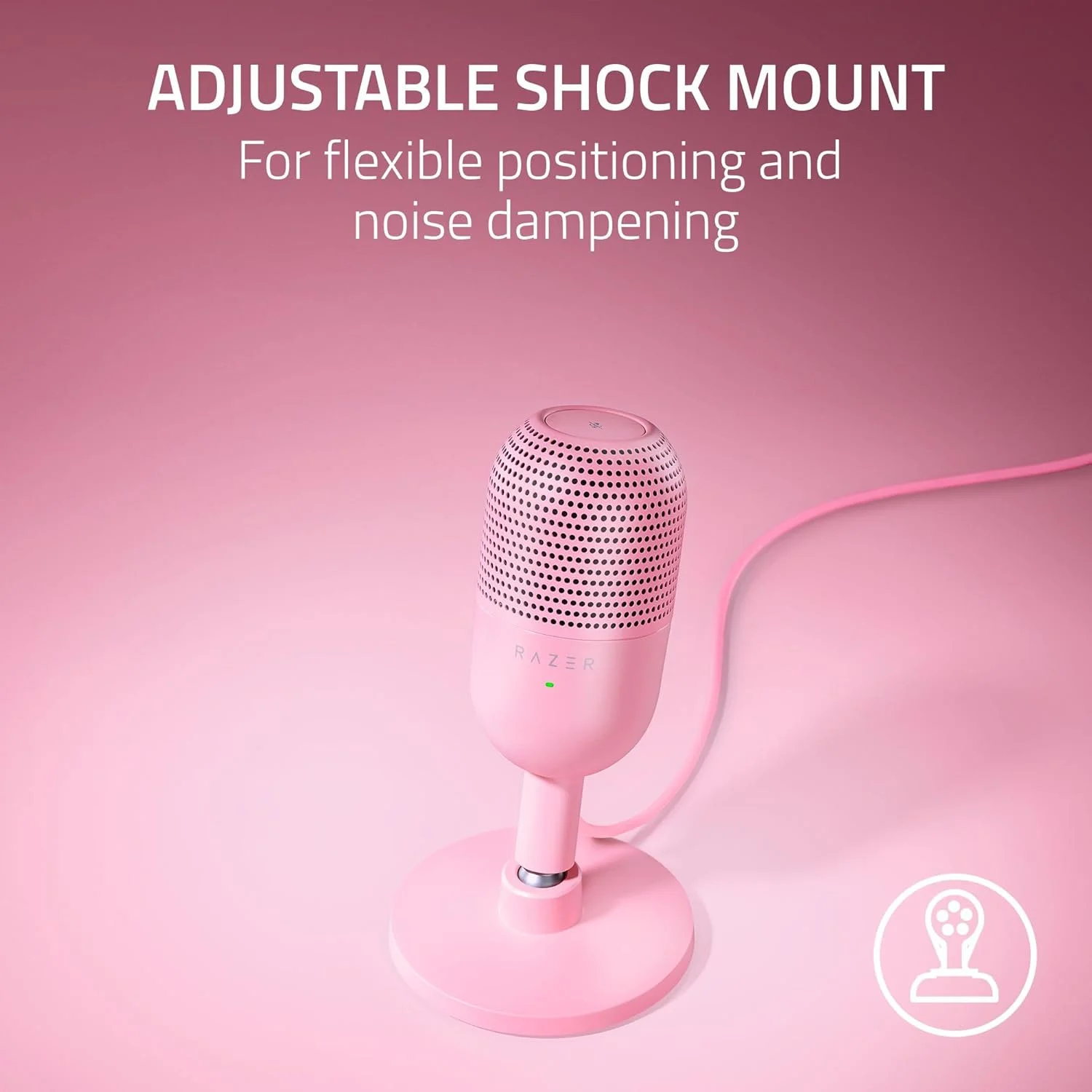 میکروفون USB ریزر Seiren V3 Mini: میکروفون کندانسور - الگوی قطبی Supercardioid - حسگر قطع صدا با یک ضربه با نشانگر LED - ضربه گیر - فوق العاده جمع و جور - PC، Discord، OBS Studio، XSplit - کوارتز میکروفون USB ریزر Seiren V3 Mini: میکروفون کندانسور - الگوی قطبی Supercardioid - حسگر قطع صدا با یک ضربه با نشانگر LED - ضربه گیر - فوق العاده جمع و جور - PC، Discord، OBS Studio، XSplit - کوارتز
