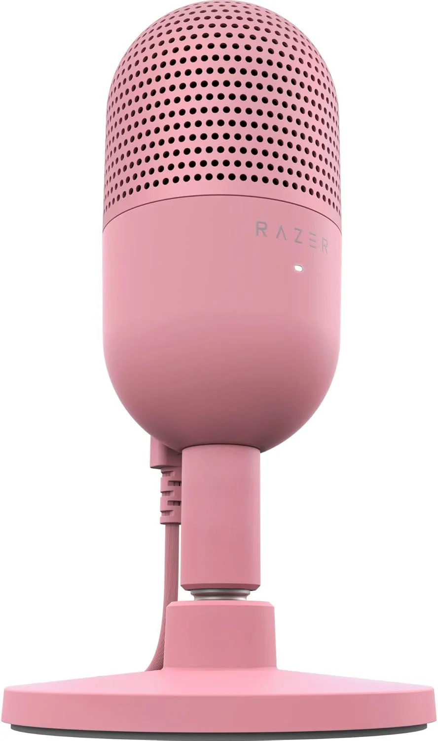 میکروفون USB ریزر Seiren V3 Mini: میکروفون کندانسور - الگوی قطبی Supercardioid - حسگر قطع صدا با یک ضربه با نشانگر LED - ضربه گیر - فوق العاده جمع و جور - PC، Discord، OBS Studio، XSplit - کوارتز میکروفون USB ریزر Seiren V3 Mini: میکروفون کندانسور - الگوی قطبی Supercardioid - حسگر قطع صدا با یک ضربه با نشانگر LED - ضربه گیر - فوق العاده جمع و جور - PC، Discord، OBS Studio، XSplit - کوارتز