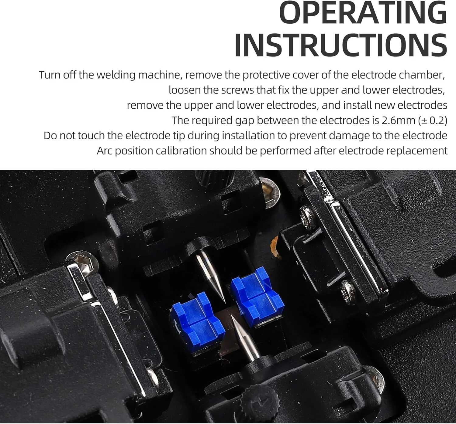 الکترود فیبر نوری فیوژن اسپلایسر برای تجهیزات S175/S175V2000/S176/S177/S177A/CF/CR/LP