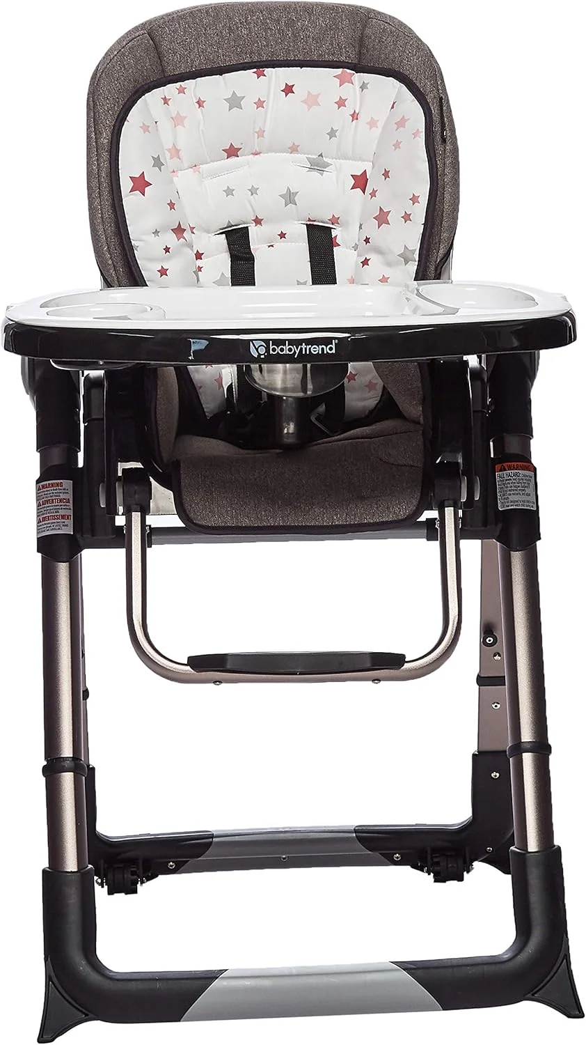 صندلی غذای کودک بیبی ترند مدل HC57C46G - Go Lite Snap Gear 5-in-1 Feeding Center High Chair - رنگ Stardust Rose - مناسب برای 6 تا 36 ماه - صورتی