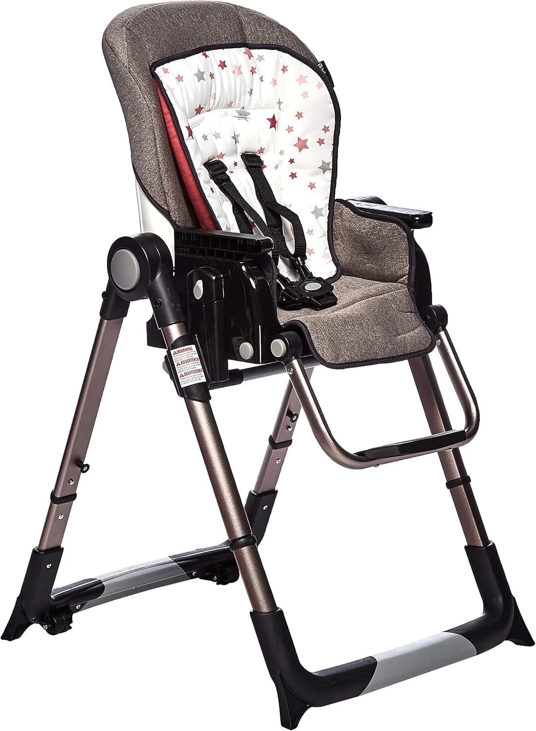 صندلی غذای کودک بیبی ترند مدل HC57C46G - Go Lite Snap Gear 5-in-1 Feeding Center High Chair - رنگ Stardust Rose - مناسب برای 6 تا 36 ماه - صورتی