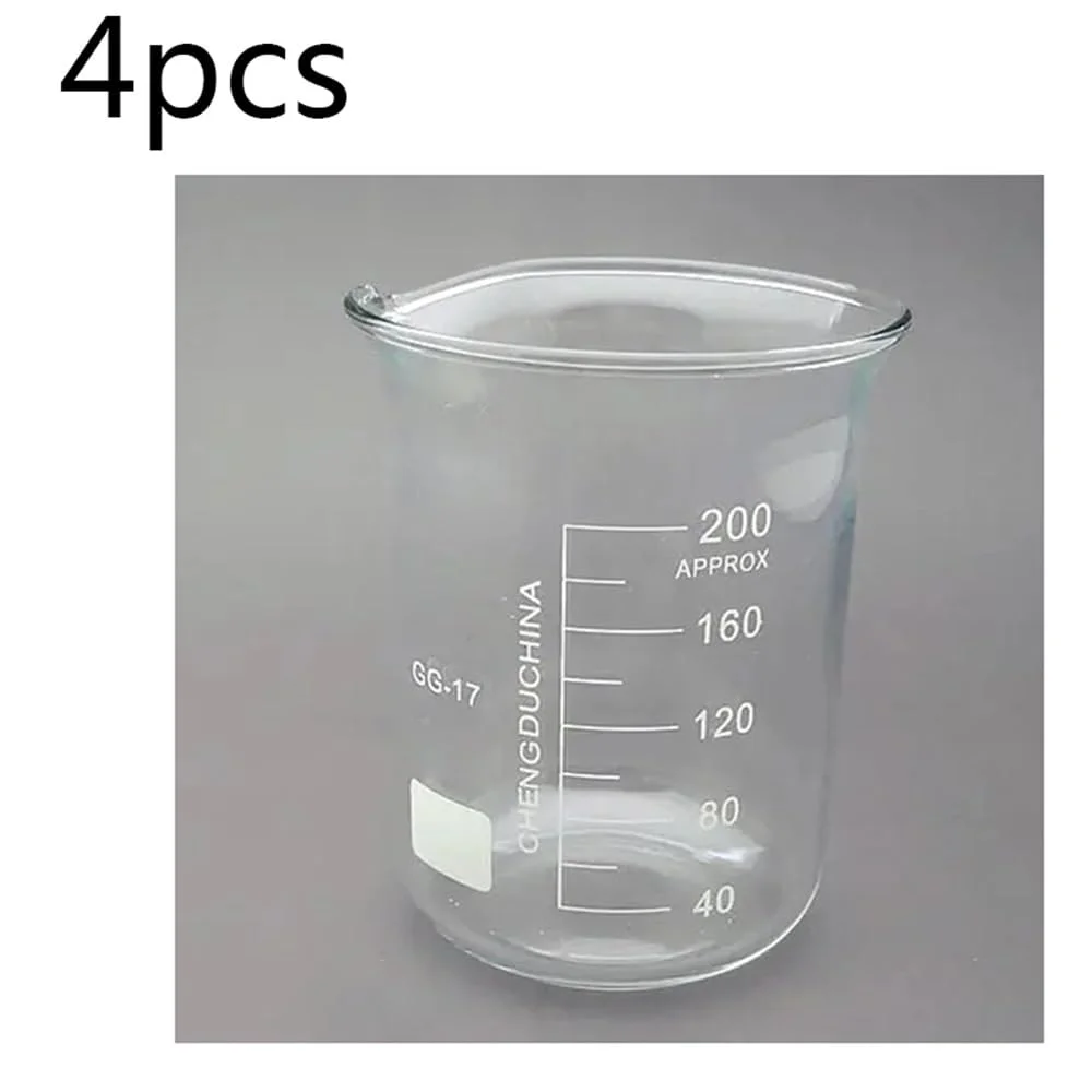 لوازم شیشه ای آزمایشگاهی 4 عدد/دسته بشر شیشه ای آزمایشگاهی 25 تا 500 میلی لیتری (50 میلی لیتر) لوازم شیشه ای آزمایشگاهی 4 عدد/دسته بشر شیشه ای آزمایشگاهی 25 تا 500 میلی لیتری (50 میلی لیتر)