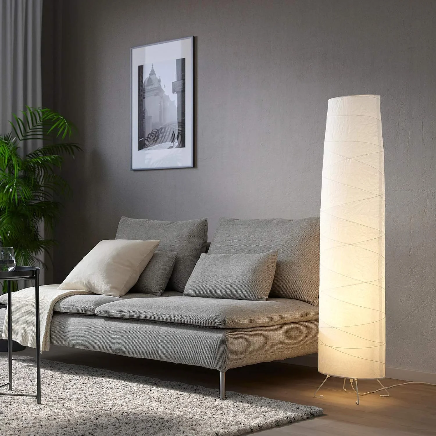 چراغ ایستاده ایکیا سفید چراغ ایستاده ایکیا سفید