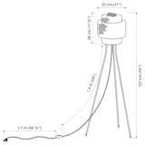 آباژور ایستاده ایکیا مدل Sinnerlig، بامبو/دست ساز آباژور ایستاده ایکیا مدل Sinnerlig، بامبو/دست ساز