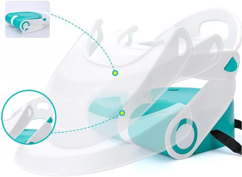 صندلی غذای کودک چند منظوره و قابل تنظیم HAOWINS-PAN، صندلی تاشو قابل حمل کودک، صندلی تقویت کننده تاشو جمع و جور