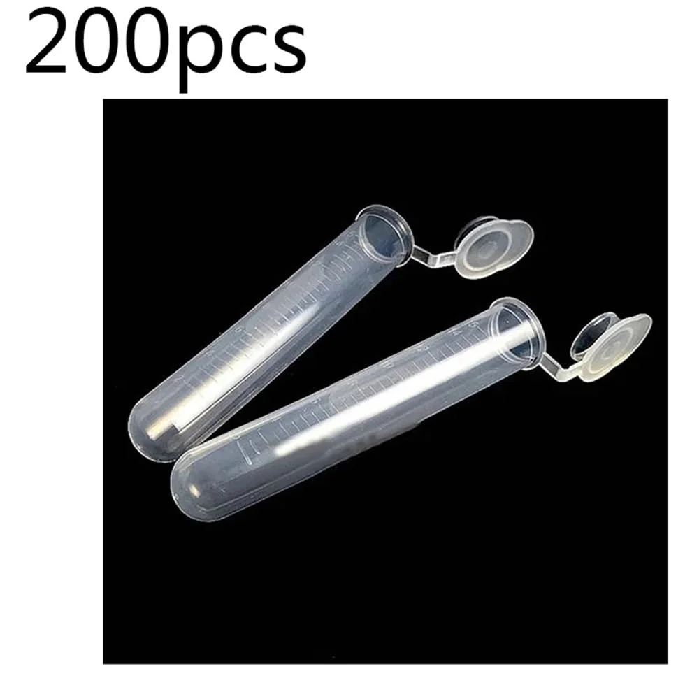 لوله های آزمایشگاهی پلاستیکی سانتریفیوژ شیشه ای 2، 5، 7، 10، 15 میلی لیتری برای آزمایش (7 میلی لیتر 200 عدد)