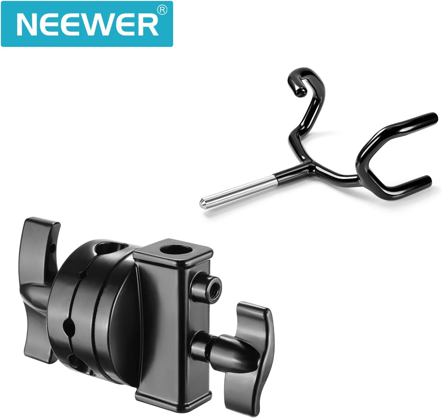 آداپتور نصب بومپول میکروفون Neewer شامل سر گیره 2.5 اینچی و نگهدارنده بومپول مناسب برای C-Stand و پایه میکروفون (مشکی) آداپتور نصب بومپول میکروفون Neewer شامل سر گیره 2.5 اینچی و نگهدارنده بومپول مناسب برای C-Stand و پایه میکروفون (مشکی)