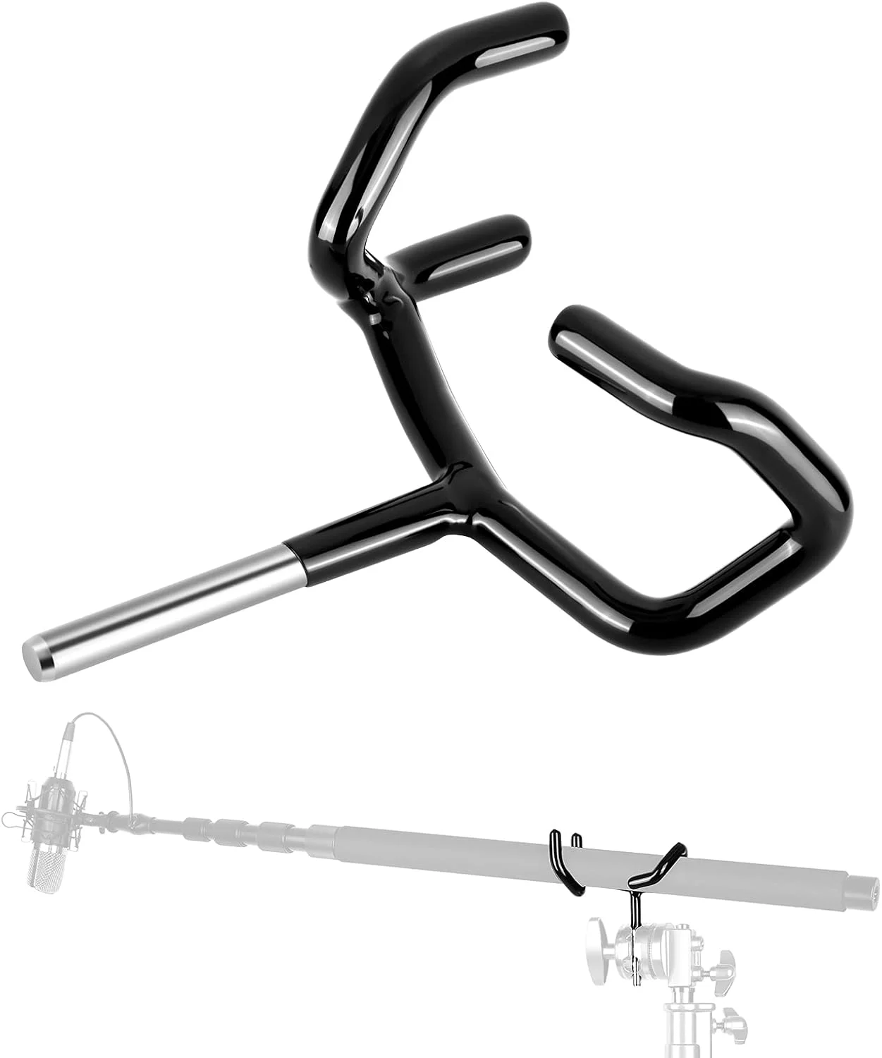 نگهدارنده بوم میکروفون فلزی NEEWER برای پایه های C و پایه های میکروفون، مشکی نگهدارنده بوم میکروفون فلزی NEEWER برای پایه های C و پایه های میکروفون، مشکی