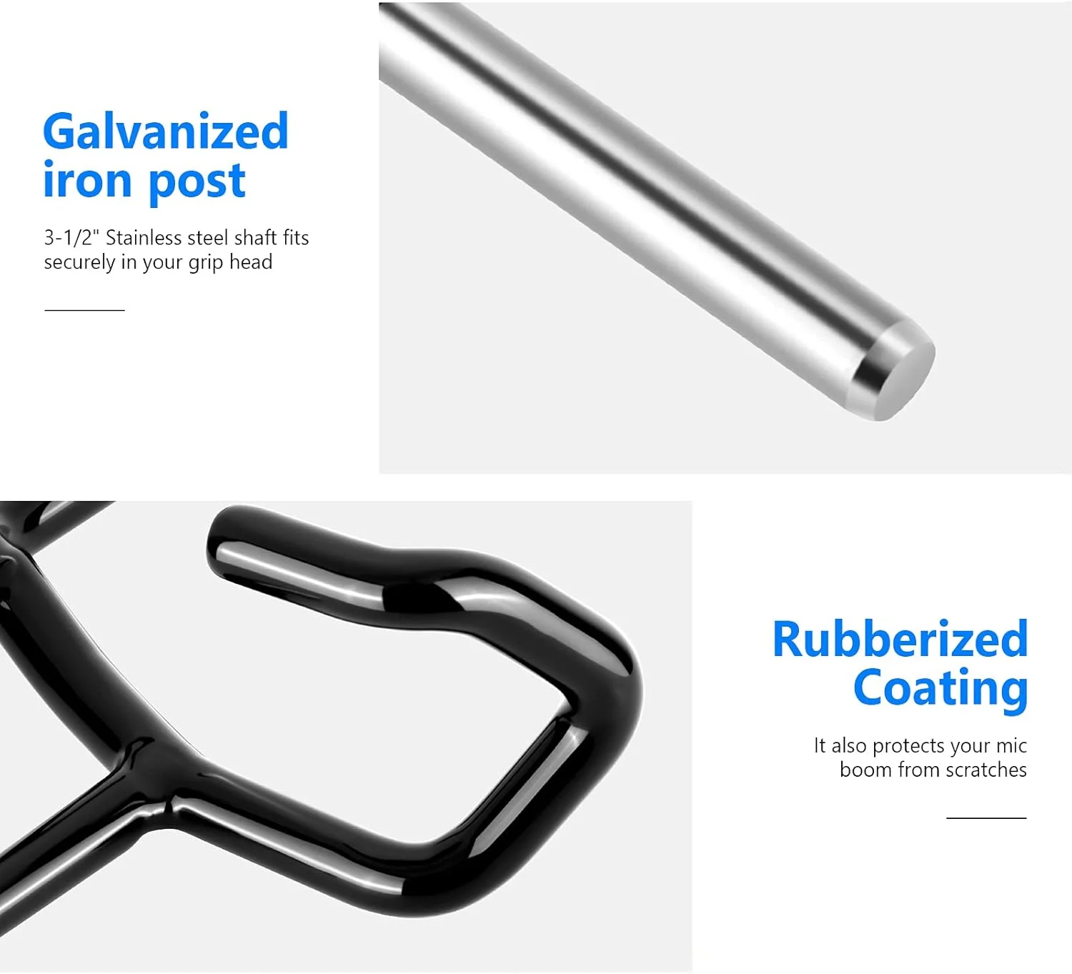 نگهدارنده بوم میکروفون فلزی NEEWER برای پایه های C و پایه های میکروفون، مشکی نگهدارنده بوم میکروفون فلزی NEEWER برای پایه های C و پایه های میکروفون، مشکی