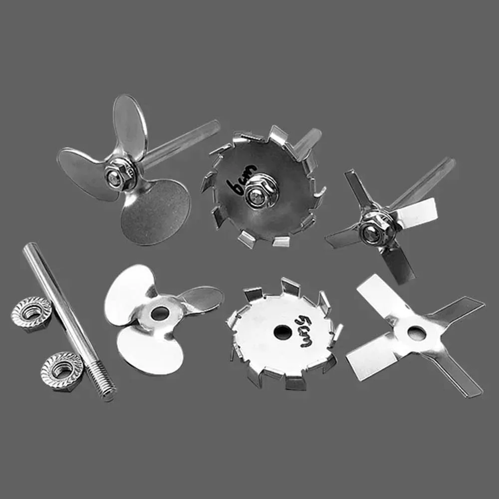 شیشه آلات آزمایشگاهی میله همزن فولاد ضد زنگ 304 برای آزمایشگاه، میله همزن پارویی سه پره/چهار پره، پروانه سه/چهار پره برای میکسر آزمایشگاهی (چهار برگ 40 میلی متر) شیشه آلات آزمایشگاهی میله همزن فولاد ضد زنگ 304 برای آزمایشگاه، میله همزن پارویی سه پره/چهار پره، پروانه سه/چهار پره برای میکسر آزمایشگاهی (چهار برگ 40 میلی متر)