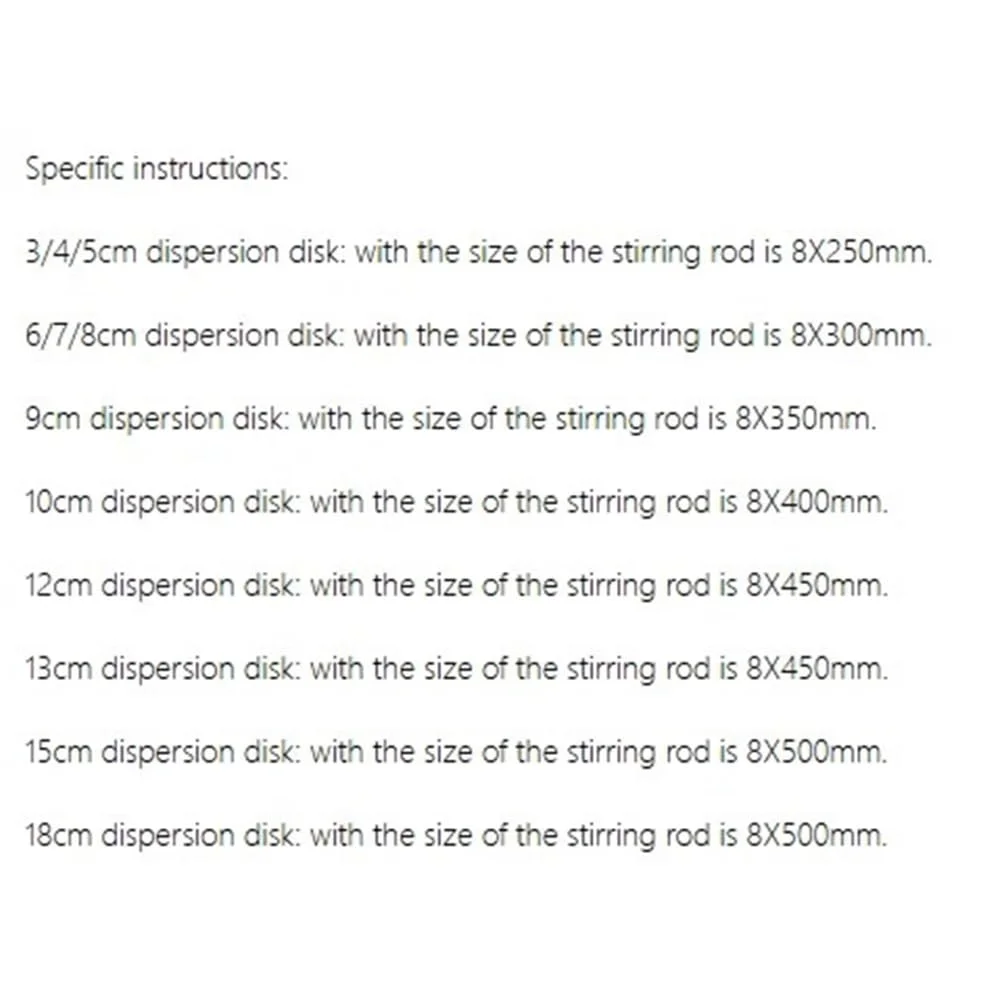 ست ظروف شیشه ای آزمایشگاهی، همزن دیسکی استیل 304، دیسک پراکنده کننده با میله همزن (دیسک 70 میلی متری با میله)