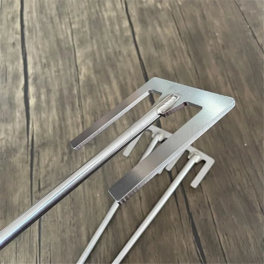 لوازم شیشه ای آزمایشگاهی 1 عدد تیغه همزن استیل ضد زنگ نوع E آزمایشگاهی پارویی SUS304 با میله برای تجهیزات آزمایشگاهی (90x8x400mm)