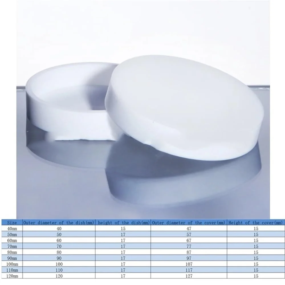 ظروف شیشه ای آزمایشگاهی PTFE کشت با پوشش F4 تجهیزات آزمایشگاهی (40 میلی متر)