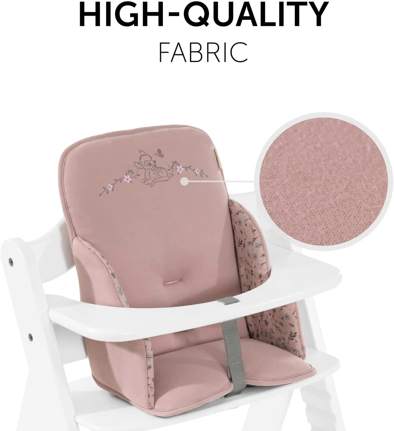 بالشتک صندلی کودک هاوک دیزنی برای صندلی های بلند آلفا پلاس، بتا پلاس و آرکتا - بالشتک نرم با پوشش ضد لغزش و پشتی بلند (بامبی رز) بالشتک صندلی کودک هاوک دیزنی برای صندلی های بلند آلفا پلاس، بتا پلاس و آرکتا - بالشتک نرم با پوشش ضد لغزش و پشتی بلند (بامبی رز)