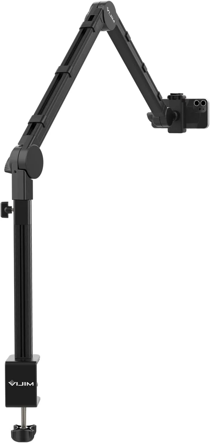 بازوی میکروفون حرفه ای ULANZI Select LS24، پایه میکروفون رومیزی استودیویی سنگین با آداپتور 1/4" 3/8" 5/8"، بازوی بوم برای پخش زنده بازی، پادکست، پایه رومیزی برای دوربین و تلفن همراه بازوی میکروفون حرفه ای ULANZI Select LS24، پایه میکروفون رومیزی استودیویی سنگین با آداپتور 1/4" 3/8" 5/8"، بازوی بوم برای پخش زنده بازی، پادکست، پایه رومیزی برای دوربین و تلفن همراه