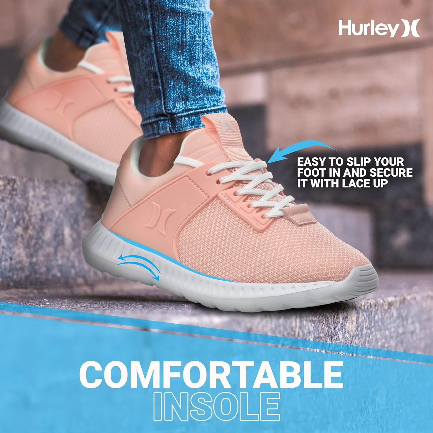 کفش ورزشی بچه گانه Hurley Kiwi - کفش های ورزشی و دویدن چند منظوره برای کودکان، کفش های کتانی دخترانه و پسرانه، کفش های ورزشی بادوام برای پسران و دختران - کفش های لاستیکی برای کودکان کفش ورزشی بچه گانه Hurley Kiwi - کفش های ورزشی و دویدن چند منظوره برای کودکان، کفش های کتانی دخترانه و پسرانه، کفش های ورزشی بادوام برای پسران و دختران - کفش های لاستیکی برای کودکان