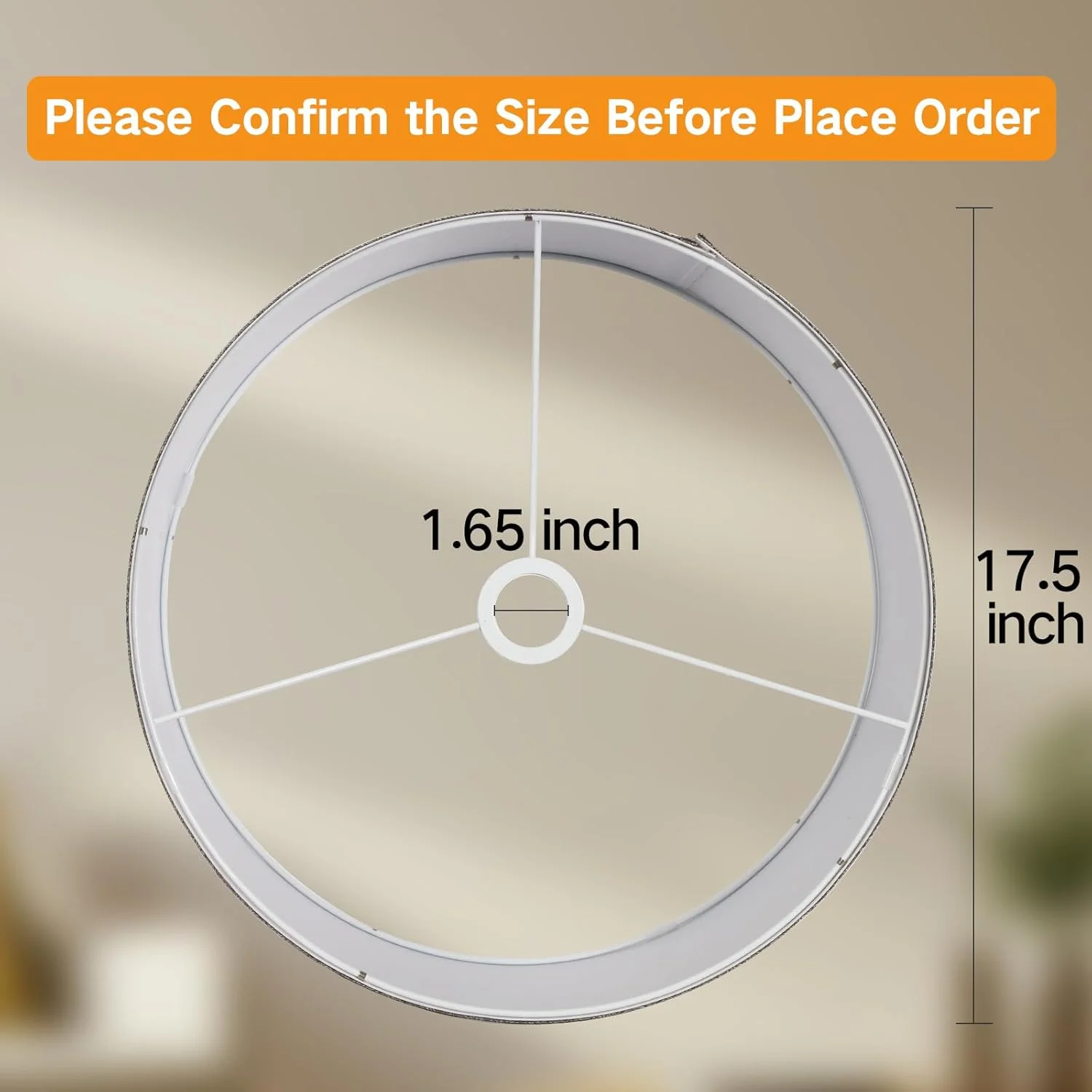 آباژور استوانه ای بزرگ خاکستری OUTON برای چراغ های ایستاده، 44.45 سانتی متر بالا x 44.45 سانتی متر پایین x 25.4 سانتی متر ارتفاع، مونتاژ آسان، جایگزینی کلاهک پارچه ای کتانی برای چراغ های رومیزی و چراغ های کنار تخت (عنکبوتی 4.19 سانتی متری) آباژور استوانه ای بزرگ خاکستری OUTON برای چراغ های ایستاده، 44.45 سانتی متر بالا x 44.45 سانتی متر پایین x 25.4 سانتی متر ارتفاع، مونتاژ آسان، جایگزینی کلاهک پارچه ای کتانی برای چراغ های رومیزی و چراغ های کنار تخت (عنکبوتی 4.19 سانتی متری)