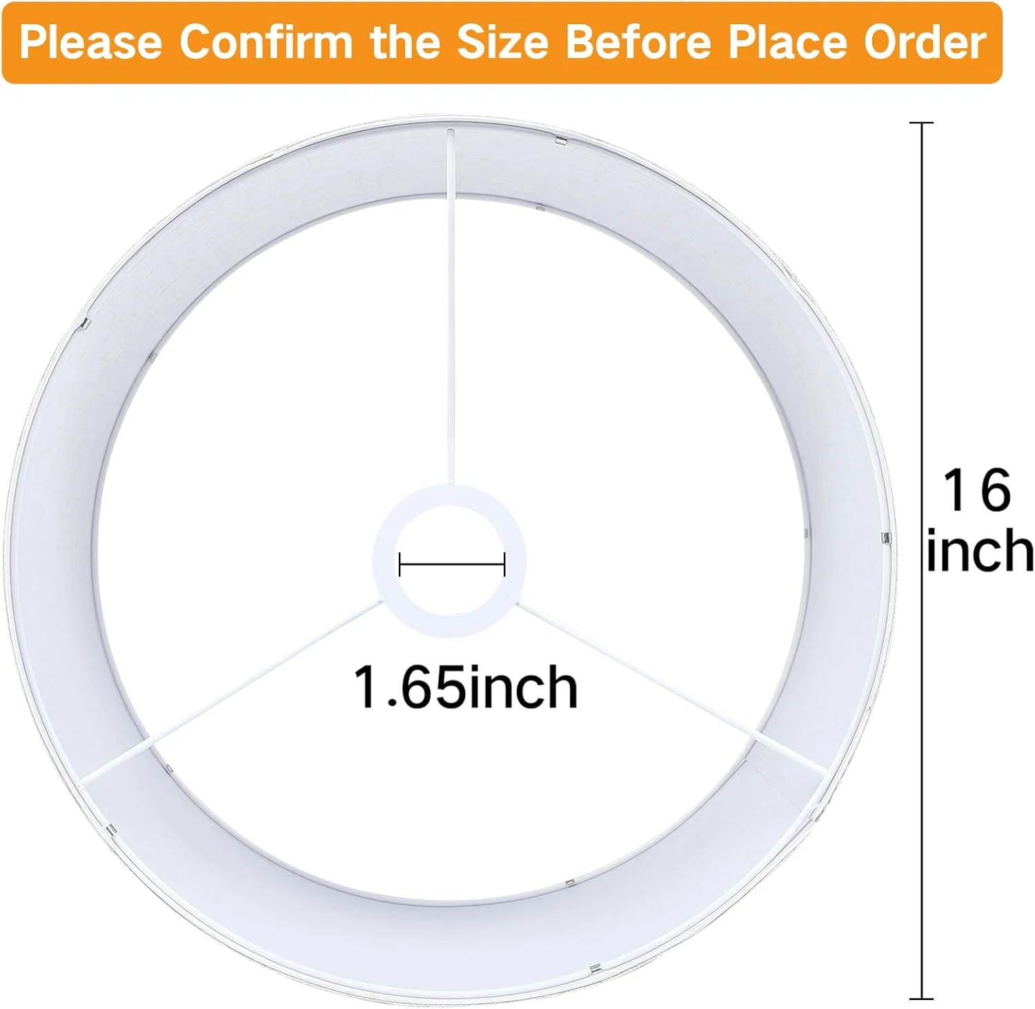 آباژور استوانه ای بزرگ سفید OUTON برای چراغ های ایستاده، 40.6 سانتی متر بالا در 40.6 سانتی متر پایین در ارتفاع 22.8 سانتی متر، مونتاژ آسان، جایگزینی کلاهک پارچه ای کتانی برای چراغ های رومیزی و چراغ های کنار تخت (عنکبوتی 4.19 سانتی متر) آباژور استوانه ای بزرگ سفید OUTON برای چراغ های ایستاده، 40.6 سانتی متر بالا در 40.6 سانتی متر پایین در ارتفاع 22.8 سانتی متر، مونتاژ آسان، جایگزینی کلاهک پارچه ای کتانی برای چراغ های رومیزی و چراغ های کنار تخت (عنکبوتی 4.19 سانتی متر)
