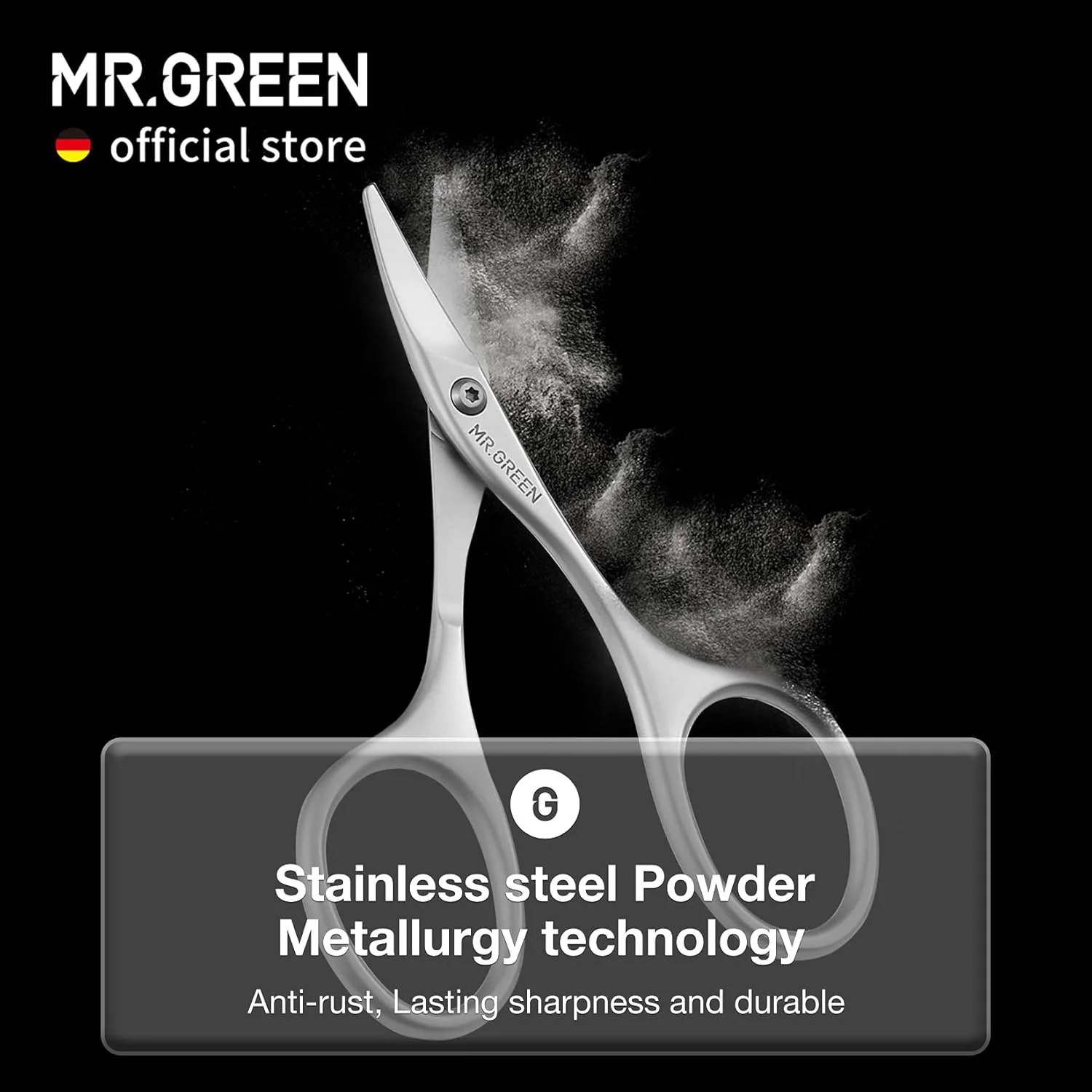 قیچی ناخن نوزاد MR.GREEN، قیچی ایمن برای مراقبت از ناخن، ابزار مانیکور و پیرایش ناخن مناسب نوزاد (قیچی ناخن)
