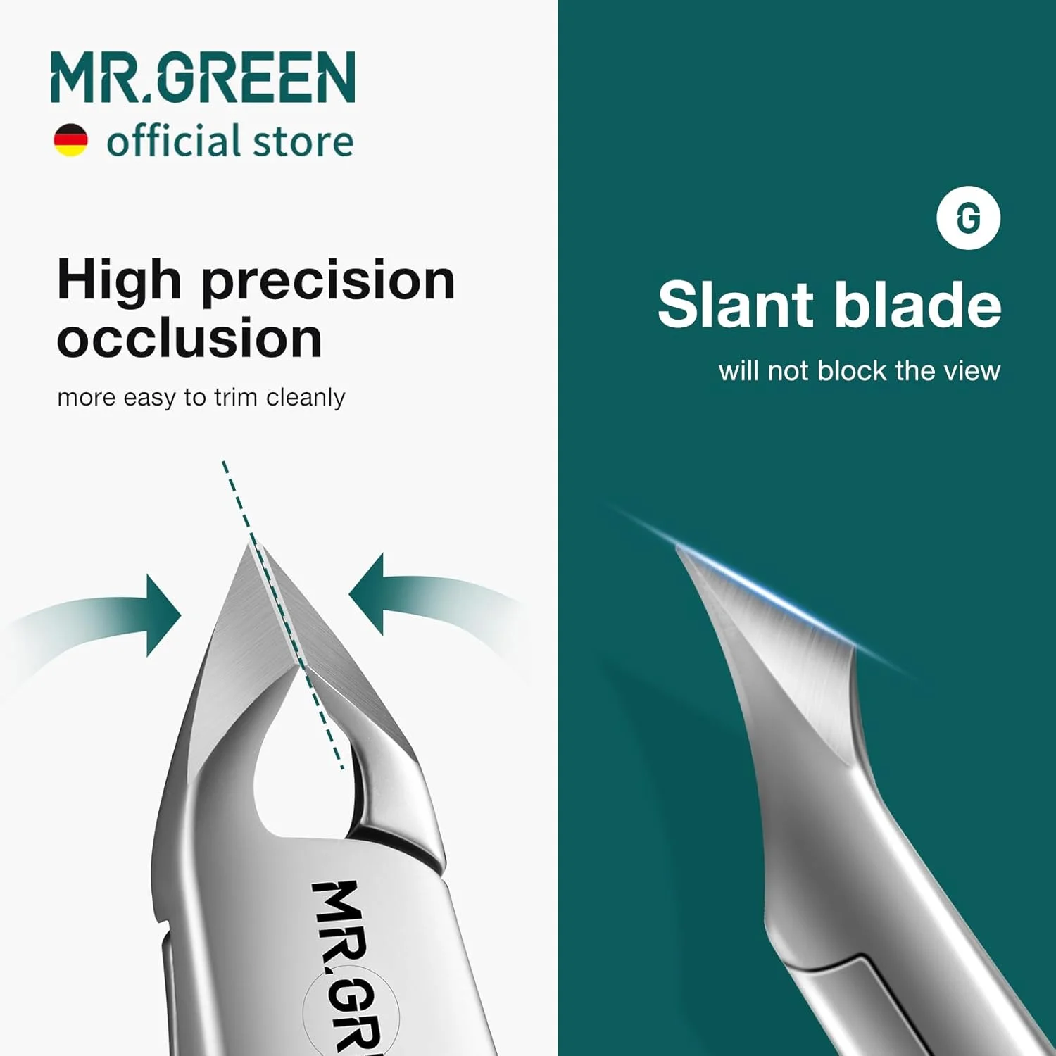 قیچی مانیکور MR.GREEN، قیچی کوتیکول نوآورانه، انبر فنری یکپارچه، از بین برنده پوست مرده، ابزار زیبایی مانیکور (انبر کوتیکول + پوشر مانیکور) قیچی مانیکور MR.GREEN، قیچی کوتیکول نوآورانه، انبر فنری یکپارچه، از بین برنده پوست مرده، ابزار زیبایی مانیکور (انبر کوتیکول + پوشر مانیکور)