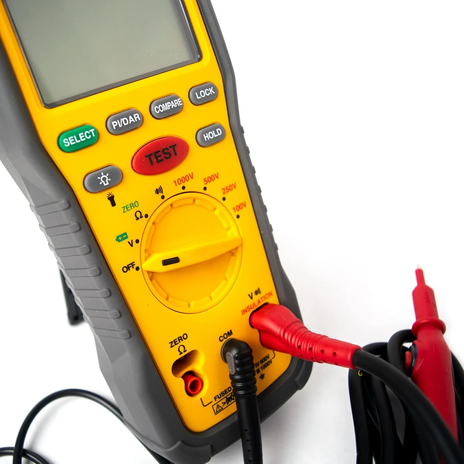 تستر مقاومت عایق UEi Test Instruments IRT803، 600 ولت AC/DC، مگااهم متر مقاومت عایق را تا 20GΩ اندازه گیری می کند، تست ولتاژ تا 600 ولت تستر مقاومت عایق UEi Test Instruments IRT803، 600 ولت AC/DC، مگااهم متر مقاومت عایق را تا 20GΩ اندازه گیری می کند، تست ولتاژ تا 600 ولت