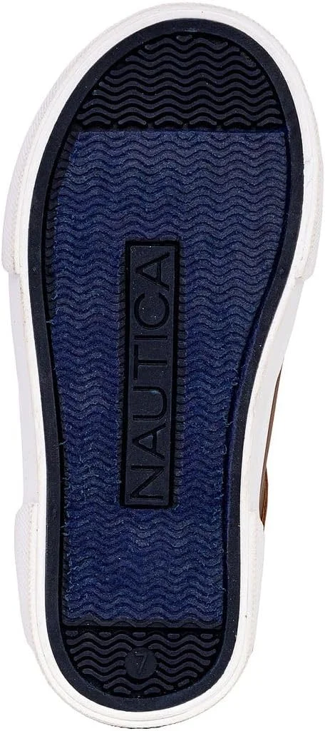 کفش های بند قابل تنظیم بچه گانه Nautica | کفش های کتانی راحت و غیر رسمی برای پسران و دختران، کودکان نوپا و خردسال، قهوه ای روشن، سایز 6 کودک نوپا کفش های بند قابل تنظیم بچه گانه Nautica | کفش های کتانی راحت و غیر رسمی برای پسران و دختران، کودکان نوپا و خردسال، قهوه ای روشن، سایز 6 کودک نوپا