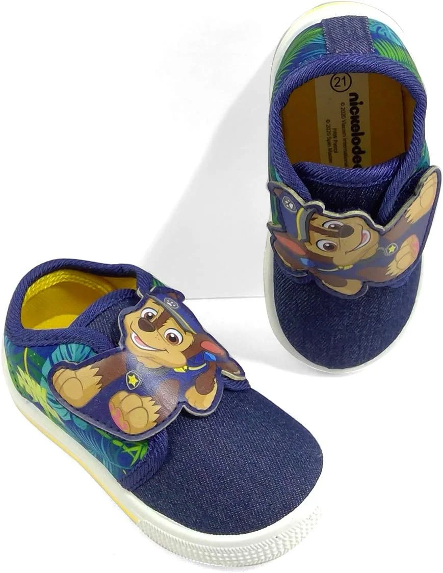 کفش کتانی پسرانه نیکلودین Paw Patrol آبی تیره، سایز 21 EU باریک