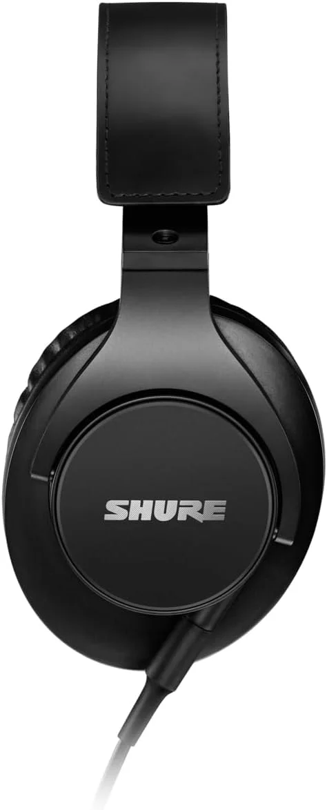 هدفون استودیویی حرفه ای Shure Srh440A، راحتی فوق العاده، پشت بسته، صدای طبیعی، صدای دقیق و با جزئیات، کابل جداشدنی، مشکی، سیمی هدفون استودیویی حرفه ای Shure Srh440A، راحتی فوق العاده، پشت بسته، صدای طبیعی، صدای دقیق و با جزئیات، کابل جداشدنی، مشکی، سیمی
