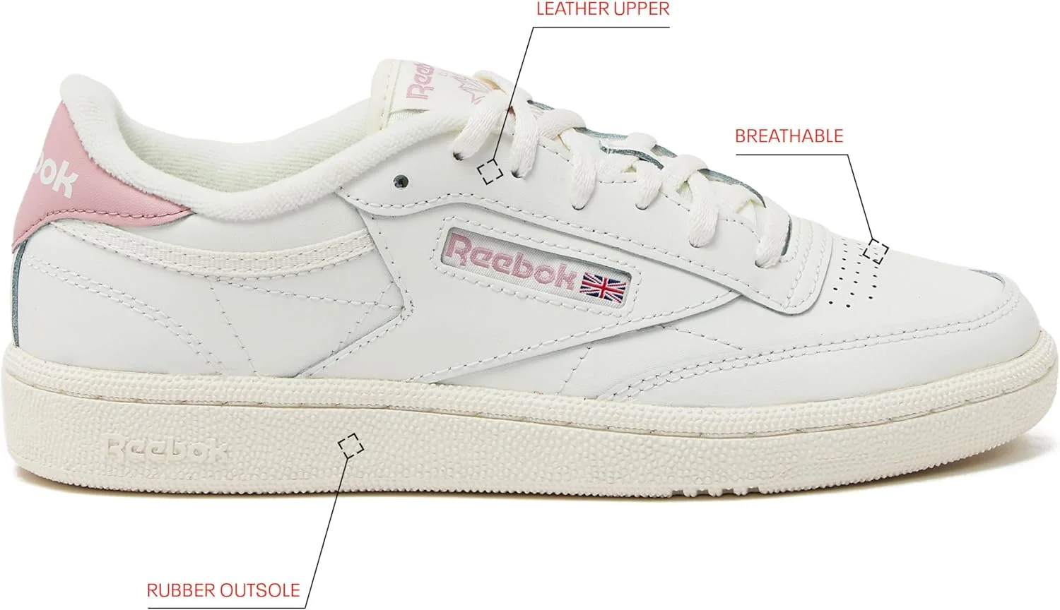 کفش پسرانه ریباک Club C - LOW (غیر فوتبالی) کفش پسرانه ریباک Club C - LOW (غیر فوتبالی)