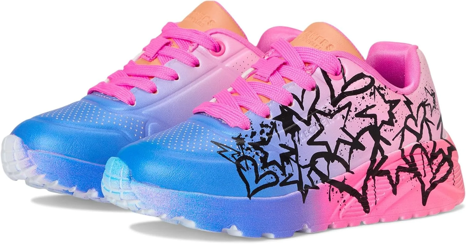 کفش کتانی زنانه Skechers Uno Lite 310368l (بچه کوچک/بزرگ)