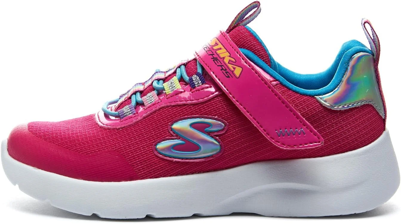 کفش ورزشی سبک وزن دخترانه Skechers Unisex-Child، قابل شستشو در ماشین لباسشویی