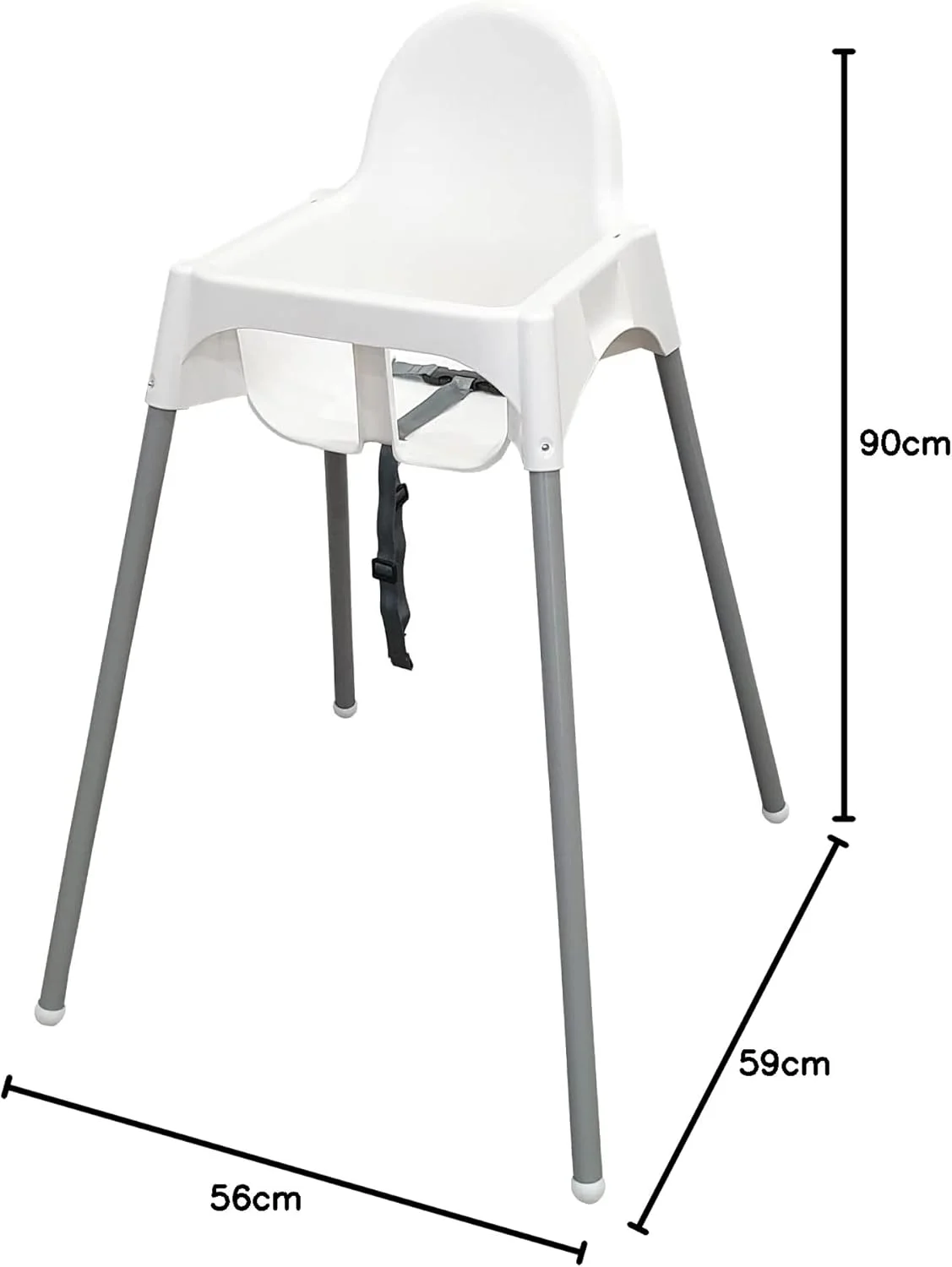 صندلی غذاخوری کودک ایکیا مدل ANTILOP به همراه کمربند ایمنی - 160x200 سانتی متر