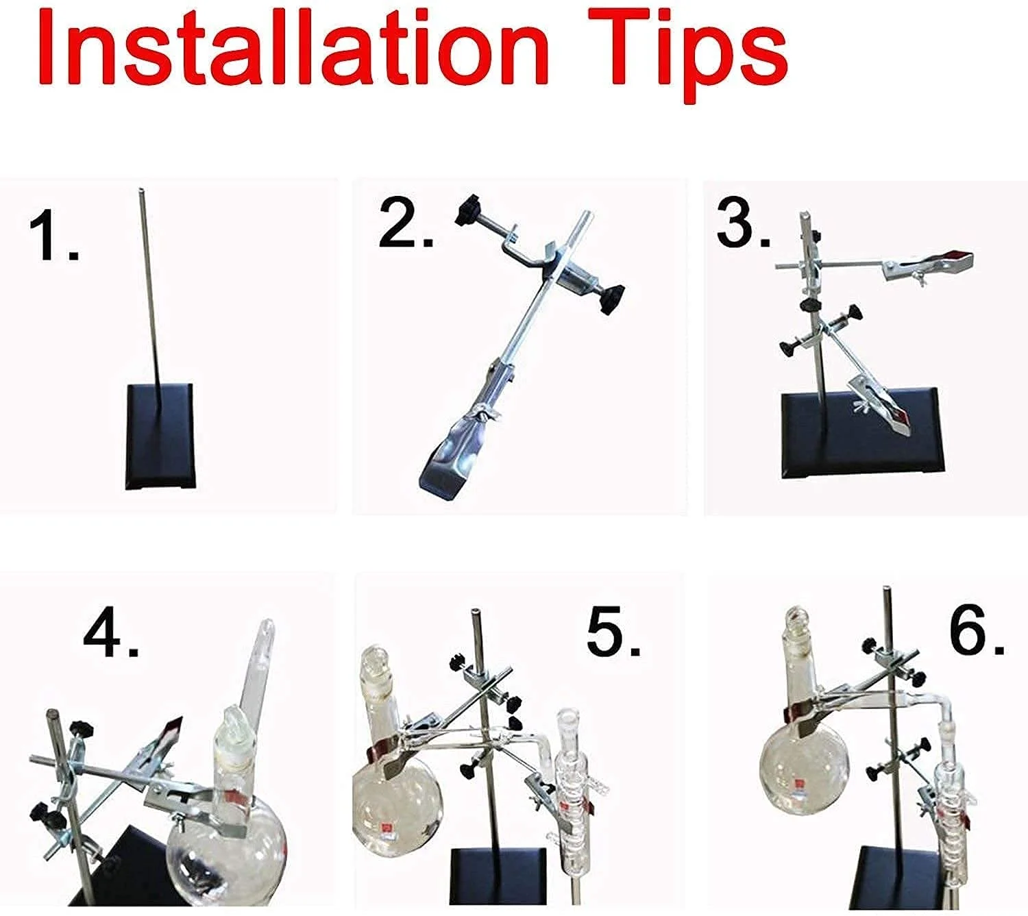 ست تجهیزات آزمایشگاهی شیمیایی Esloy Living، واحد تقطیر آزمایشگاهی، دستگاه تقطیر آب خالص روغن، ست ظروف شیشه ای با ترموستات، بخاری برقی و جعبه نگهداری ست تجهیزات آزمایشگاهی شیمیایی Esloy Living، واحد تقطیر آزمایشگاهی، دستگاه تقطیر آب خالص روغن، ست ظروف شیشه ای با ترموستات، بخاری برقی و جعبه نگهداری