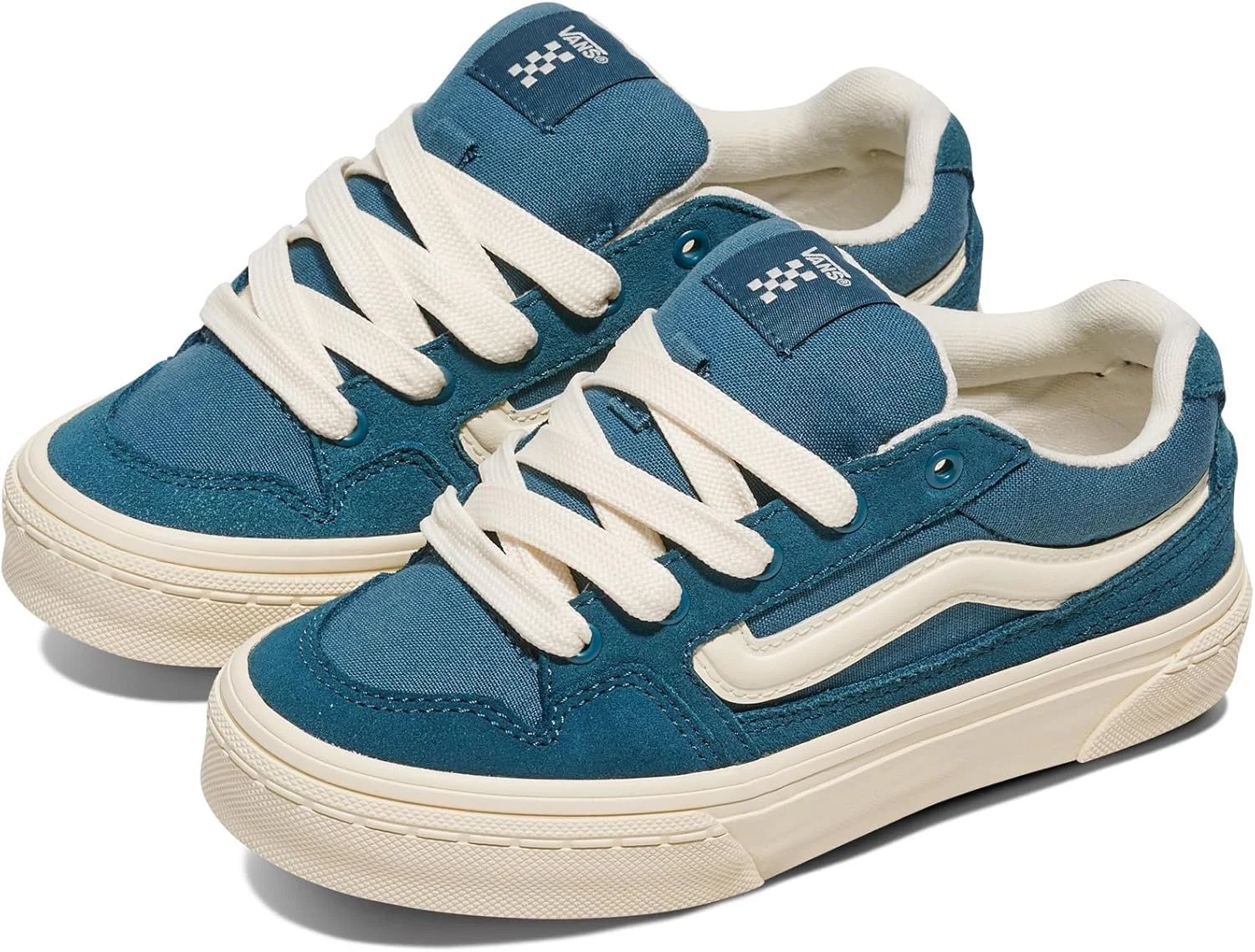 کفش کالدورن Vans Unisex-Child | کفش کتانی فشن پسرانه و دخترانه ساق کوتاه، سبک حجیم الهام گرفته از رترو کفش کالدورن Vans Unisex-Child | کفش کتانی فشن پسرانه و دخترانه ساق کوتاه، سبک حجیم الهام گرفته از رترو