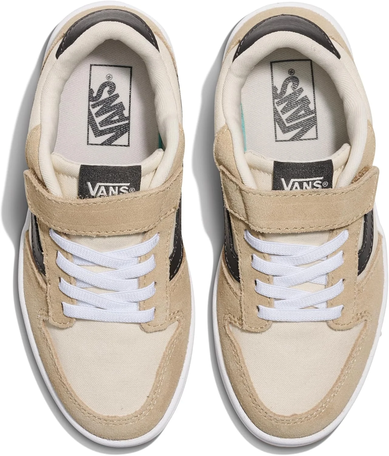 کفش Vans Ryland Ls V | کفش های کتانی رترو کورت برای پسران و دختران، مدرسه، پیاده روی و مد، کفش کتانی یونیسکس کودکانه