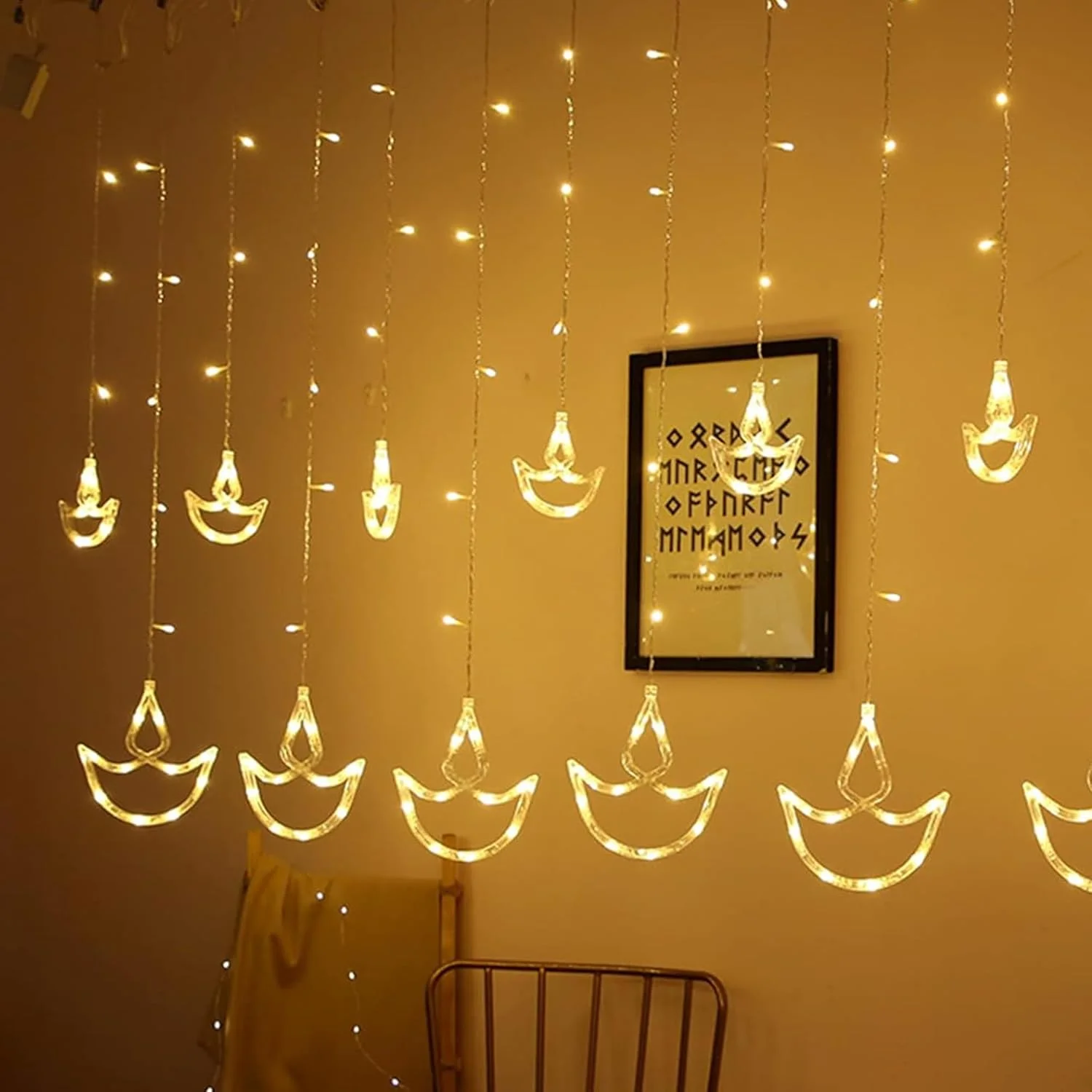 چراغهای ریسهای دیوالی Sulfar، چراغهای پردهای تزئینی منزل، چراغهای الایدی پری برای عید، تزئینات ریسهای برای رمضان، کریسمس، عروسی، مهمانی، خانه، پاسیو، چمن، چراغهای تزئینی دیوالی چراغهای ریسهای دیوالی Sulfar، چراغهای پردهای تزئینی منزل، چراغهای الایدی پری برای عید، تزئینات ریسهای برای رمضان، کریسمس، عروسی، مهمانی، خانه، پاسیو، چمن، چراغهای تزئینی دیوالی