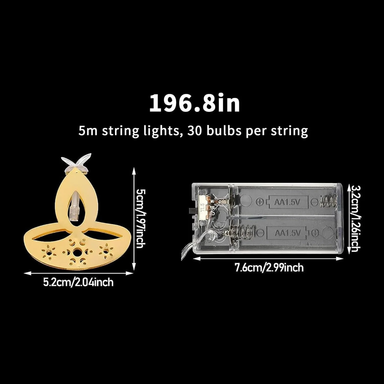 چراغ های تزیینی کریسمس سولفر، 10 فوت 20 ال ای دی، چراغ های ریسه ای درخت کریسمس سفید گرم برای دکوراسیون داخلی و خارجی مهمانی باغ خانه کریسمس چراغ های تزیینی کریسمس سولفر، 10 فوت 20 ال ای دی، چراغ های ریسه ای درخت کریسمس سفید گرم برای دکوراسیون داخلی و خارجی مهمانی باغ خانه کریسمس