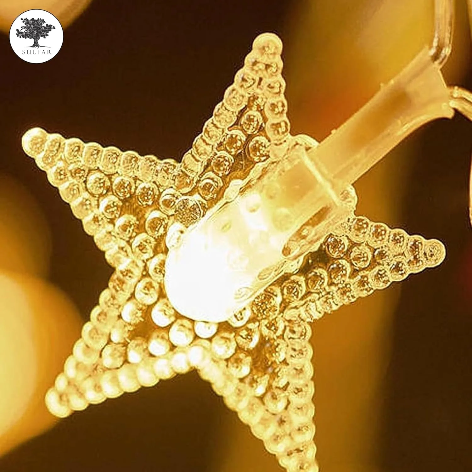 چراغ های ستاره ای تزئینی کریسمس Sulfar، چراغ های پری ستاره ای 10 متری 80LED ضد آب با باتری و کنترل از راه دور برای خانه، مهمانی، کریسمس، عروسی، تزئین باغ (سفید گرم) چراغ های ستاره ای تزئینی کریسمس Sulfar، چراغ های پری ستاره ای 10 متری 80LED ضد آب با باتری و کنترل از راه دور برای خانه، مهمانی، کریسمس، عروسی، تزئین باغ (سفید گرم)
