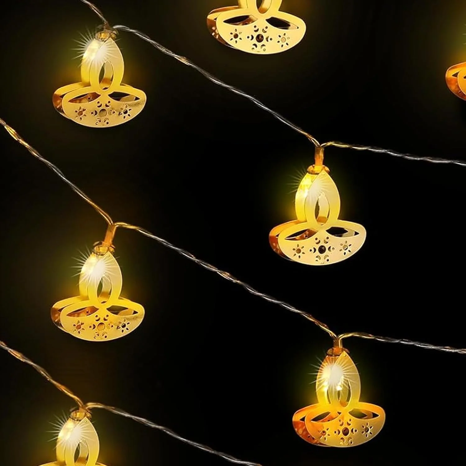 چراغ های تزیینی کریسمس سولفر، 10 فوت 20 ال ای دی، چراغ های ریسه ای درخت کریسمس سفید گرم برای دکوراسیون داخلی و خارجی مهمانی باغ خانه کریسمس چراغ های تزیینی کریسمس سولفر، 10 فوت 20 ال ای دی، چراغ های ریسه ای درخت کریسمس سفید گرم برای دکوراسیون داخلی و خارجی مهمانی باغ خانه کریسمس