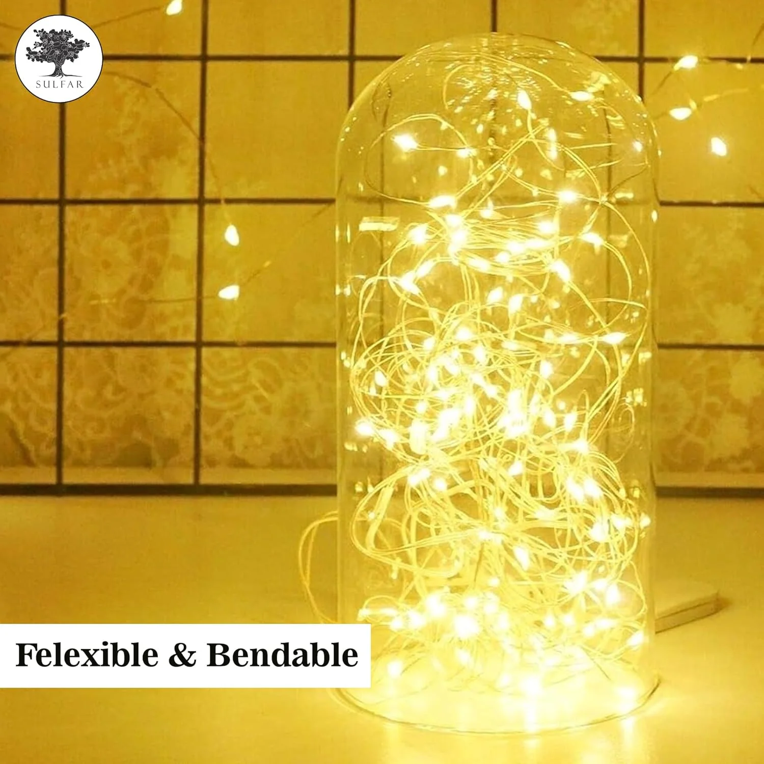 بسته 48 عددی چراغ های مفتولی LED کوچک Sulfar با باتری، 20 چراغ مفتولی مسی LED برای تزئین اتاق خواب، عروسی، کریسمس (سفید گرم) بسته 48 عددی چراغ های مفتولی LED کوچک Sulfar با باتری، 20 چراغ مفتولی مسی LED برای تزئین اتاق خواب، عروسی، کریسمس (سفید گرم)